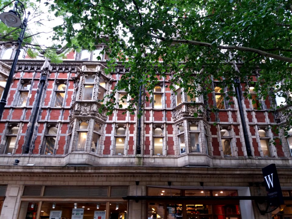 London - Torrington Place, Waterstones building, upper floors