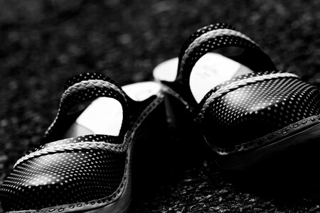 Summer shoe footwear gray shoes photo