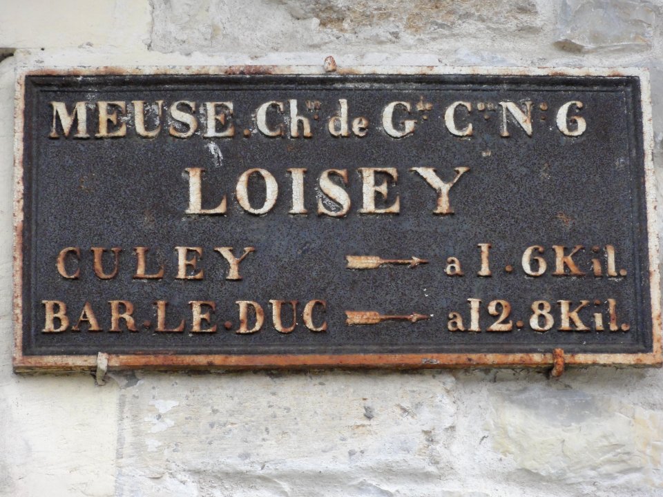 Loisey (Meuse) plaque de cocher