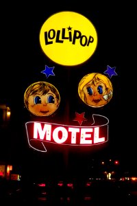 Lollipop neon from South night