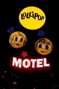 Lollipop neon from North night