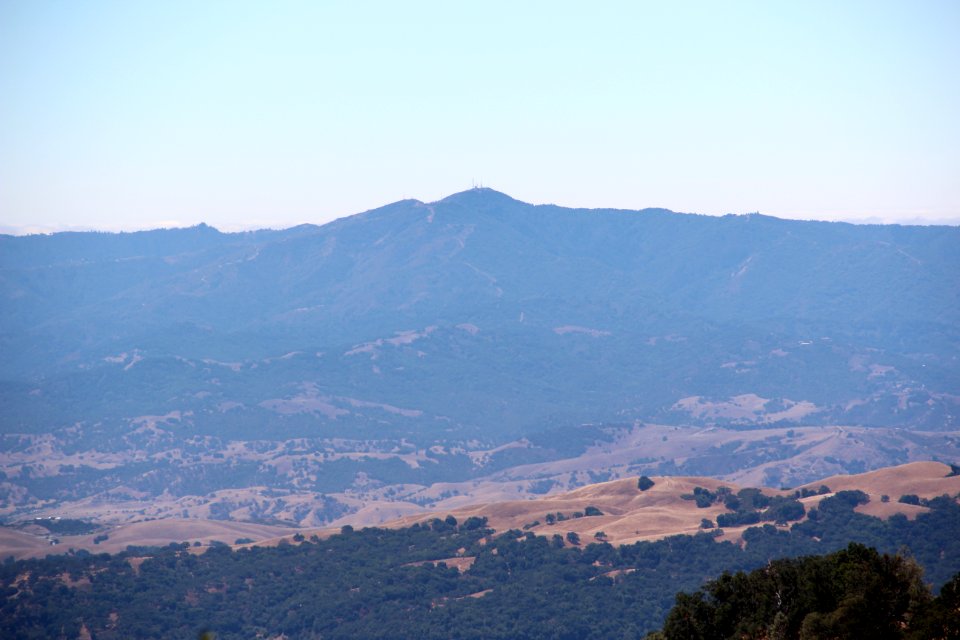 Loma Prieta from Mount Hamilton Aug 2019