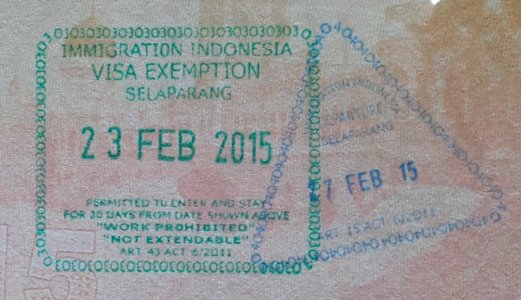 Lombok International Airport Stamp 1
