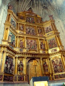 Logroño - Retablo mayor de la Iglesia de Santiago 1