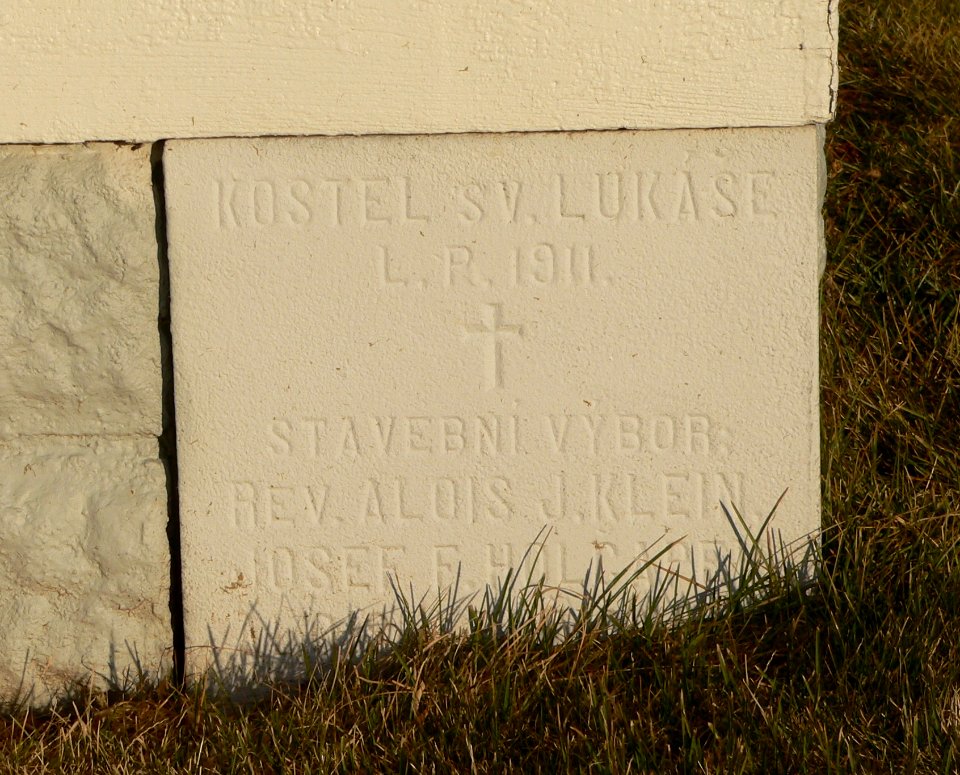 Loma, Nebraska St. Luke cornerstone 1