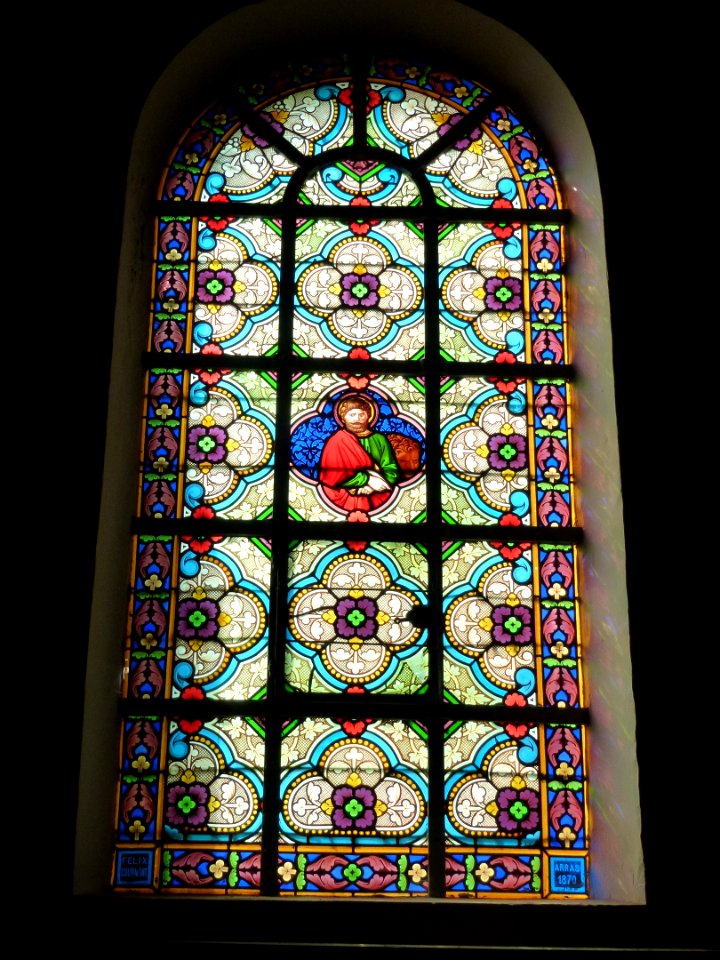 Longuenesse (Pas-de-Calais, Fr) église Saint-Quentin, vitrail 04
