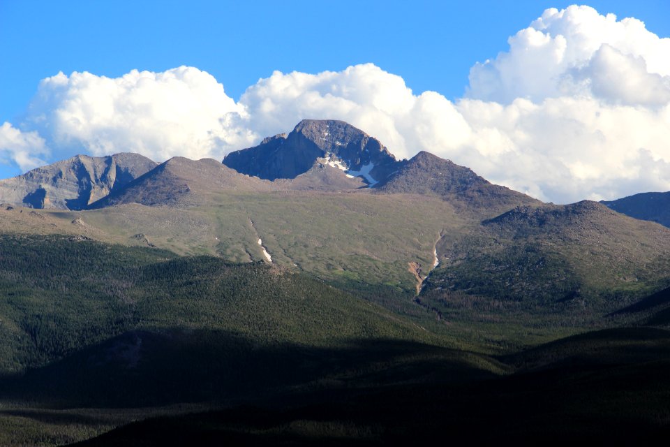 Longs Peak viewed from RMNP, July 2016