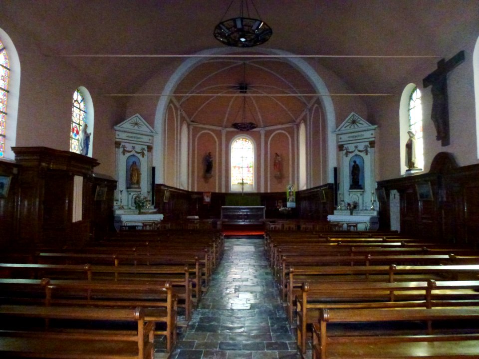 Longuenesse (Pas-de-Calais, Fr) église Saint-Quentin, intérieur