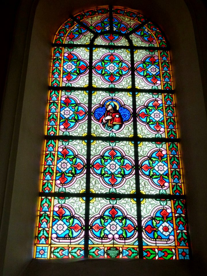 Longuenesse (Pas-de-Calais, Fr) église Saint-Quentin, vitrail 01