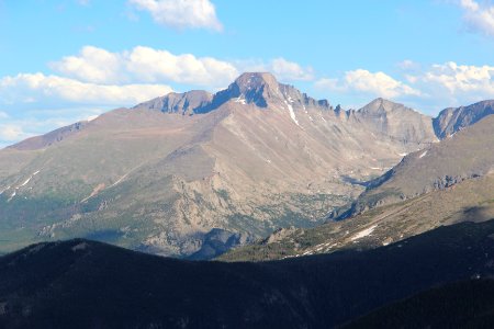 Longs Peak viewed from RMNP, July 2016 2 photo
