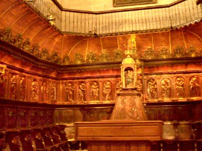 Logroño - coro de la Catedral de Santa María de la Redonda 02