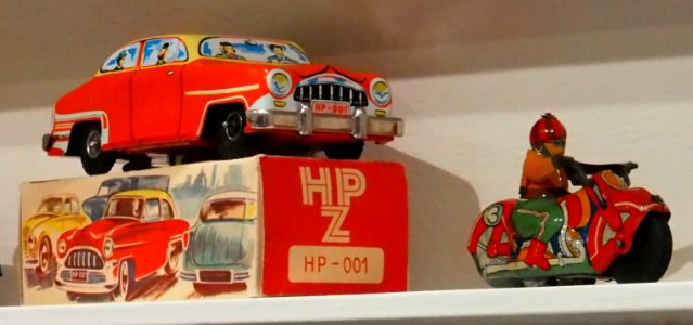 Litho tin toy pHPZ HP-001 and motorcycle no3