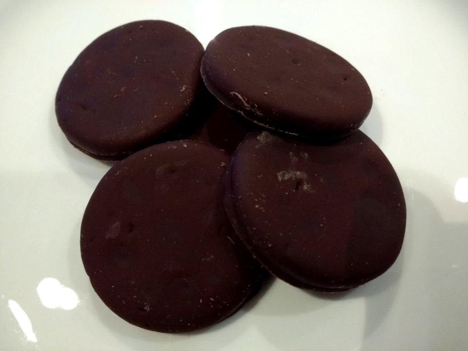 Little Brownie Bakers Thin Mints on a plate 1