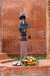 Little Insurgent Monument in Warsaw, Poland