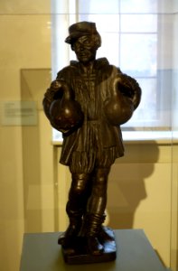 Little Gooseman Fountain, probably by Hans Peisser, c. 1550, linden wood - Stadtmuseum Fembohaus - Nuremberg, Germany - DSC02197