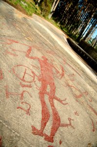 Litslebymannen hällristningar Tanum 75 1