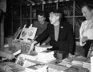 Literaire Jeugdmiddag t.g.v. de boekenweek voor Middelbare Scholen in Bellevue A, Bestanddeelnr 906-3731