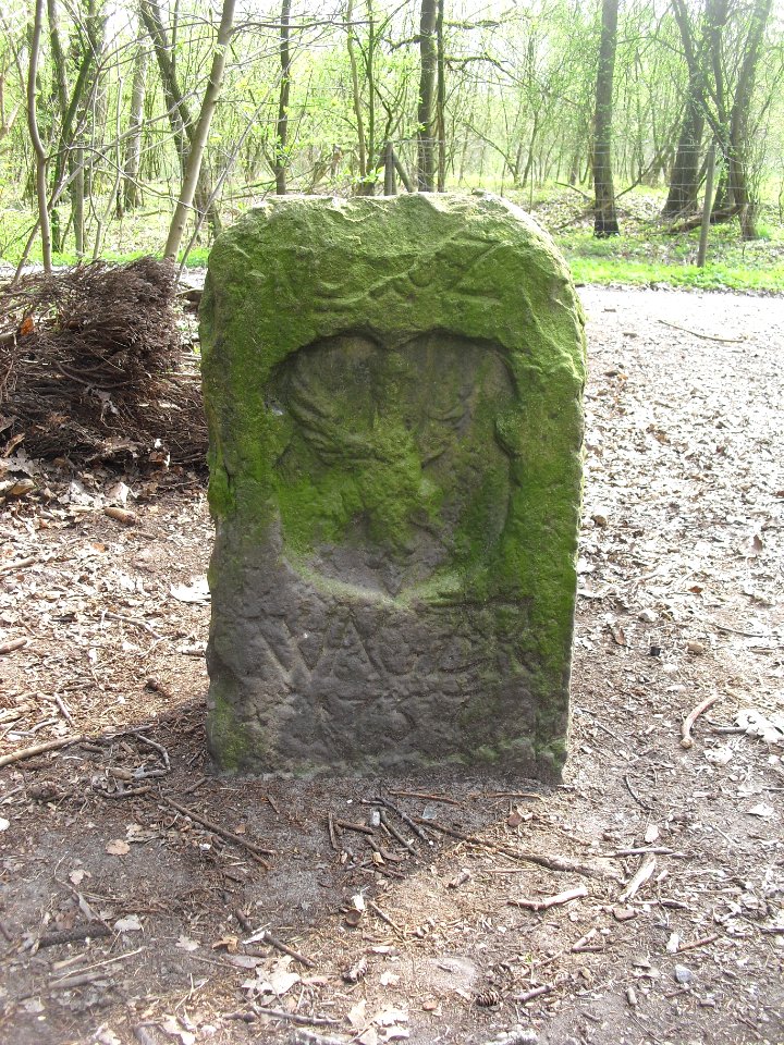 Lippisch-Paderborner-Rietberger Grenzstein Nr. 1-Rietberger Seite