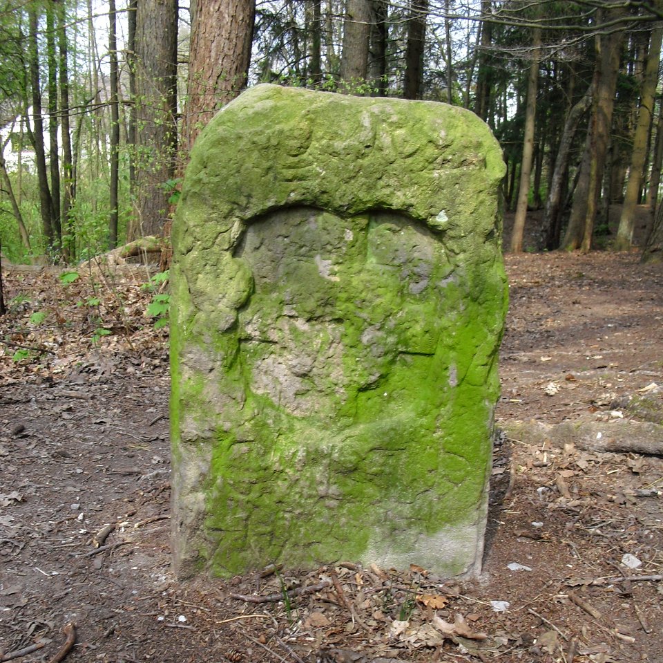 Lippisch-Paderborner-Rietberger Grenzstein Nr. 1-Paderborner Seite
