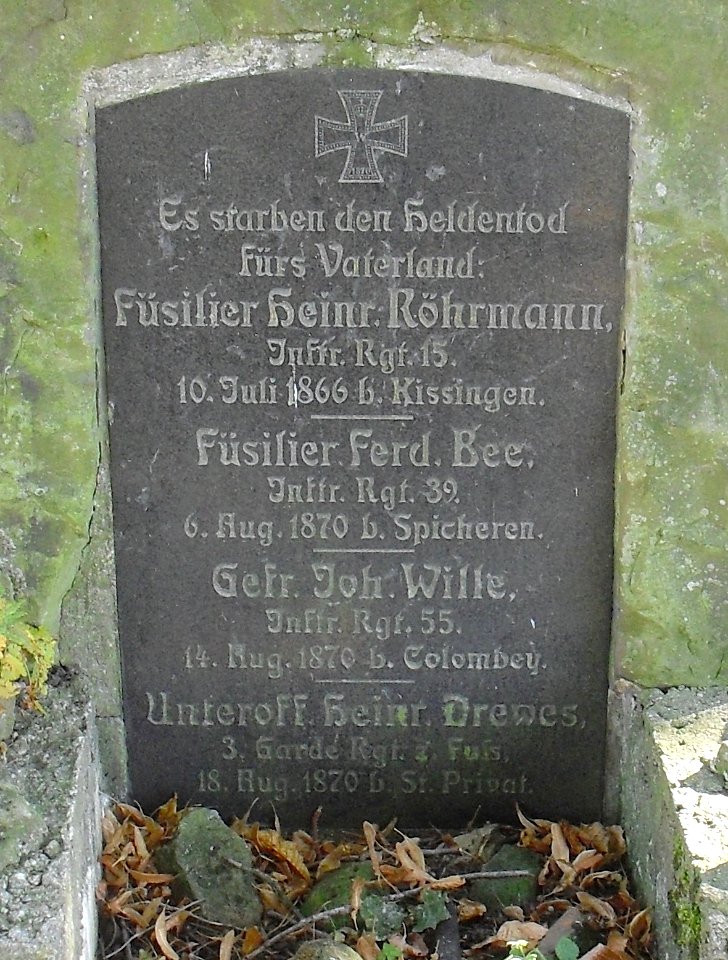Lippspringe-Kriegerdenkmal-Inschrift