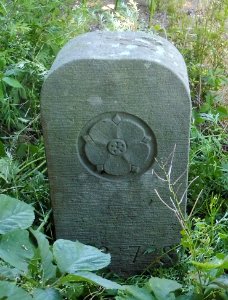 Lipperbruch - Grenzstein Nr. 3 - Lippische Seite