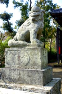Lion 2 - Yasaka Daijin Shrine - Kamakura, Kanagawa, Japan - DSC07919