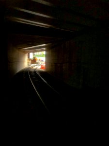 LIRR track to Vanderbilt Yard in Brooklyn NY photo