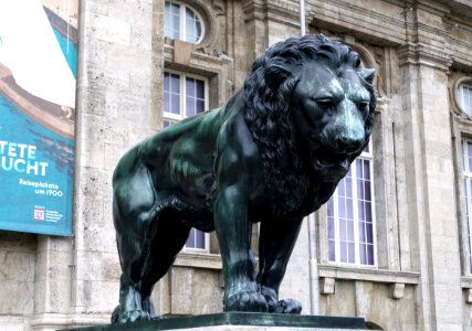 Lion by Heinrich Jobst - Hessisches Landesmuseum Darmstadt - Darmstadt, Germany - DSC09858