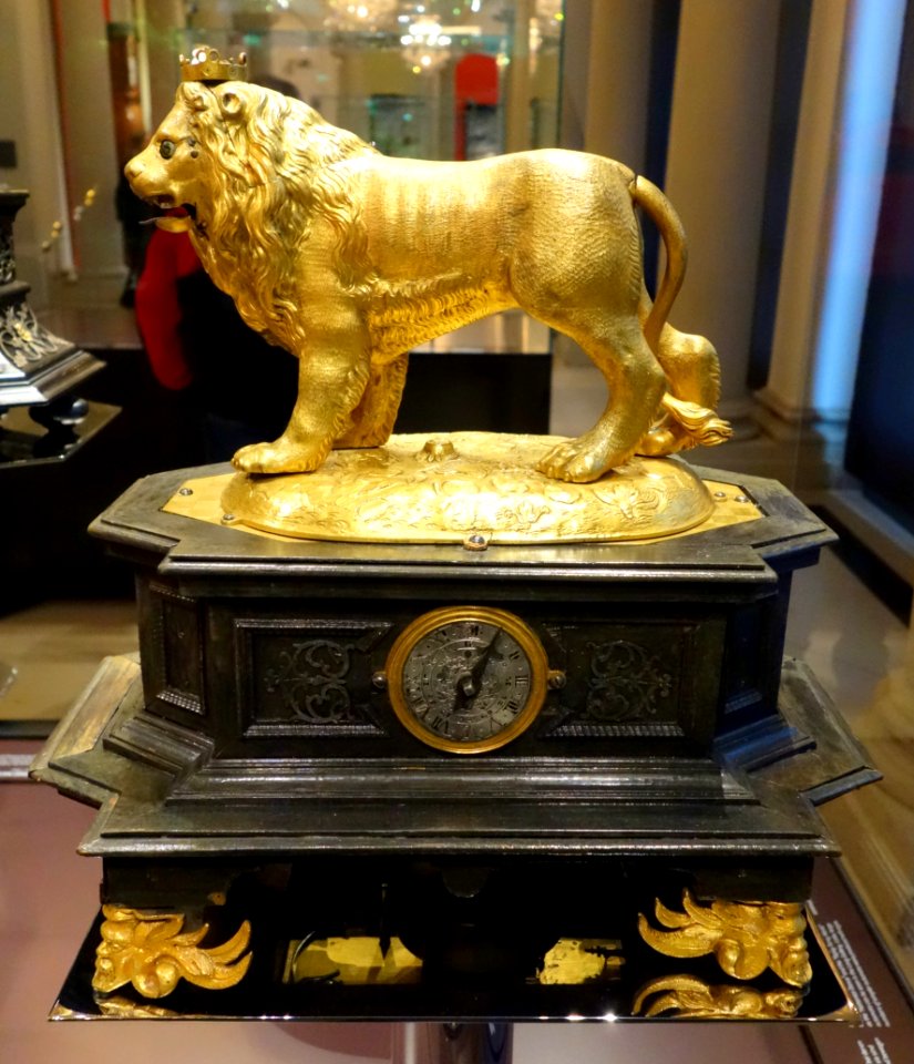 Lion automaton, Augsburg, c. 1630 - Mathematisch-Physikalischer Salon, Dresden - DSC07909