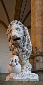 Lion Loggia dei Lanzi Florence