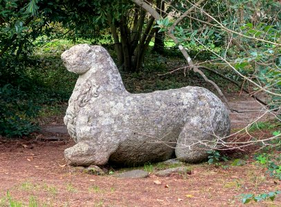 Lion - Parco dei Mostri - Bomarzo, Italy - DSC02700