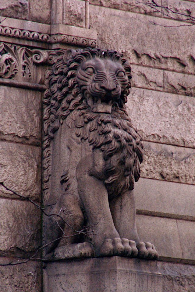 Lion, Allegheny County Courthouse, 2020-03-12