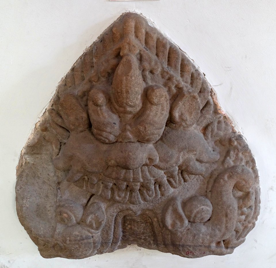 Lion Makara, Tra Kieu, 7th-8th century, Quang Nam - Museum of Cham Sculpture - Danang, Vietnam - DSC01553