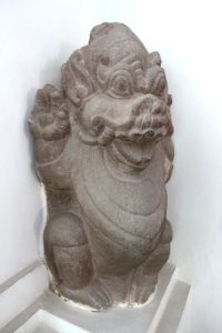 Lion, Tra Kieu, 7th-8th century, Quang Nam - Museum of Cham Sculpture - Danang, Vietnam - DSC01602