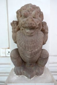 Lion, view 1, Tra Kieu, 7th-8th century, Quang Nam - Museum of Cham Sculpture - Danang, Vietnam - DSC01531