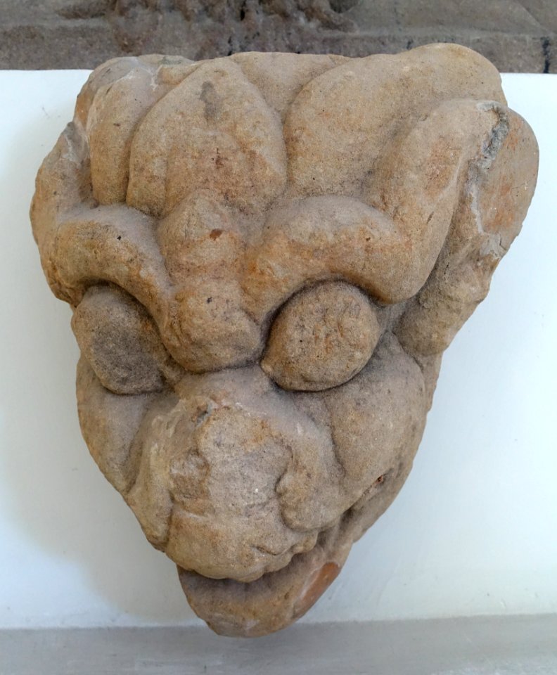 Lion's head, Tra Kieu, 10th-11th century, Quang Nam - Museum of Cham Sculpture - Danang, Vietnam - DSC01849