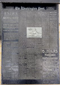 Linotype machine product at the Washington Post - DSC05531