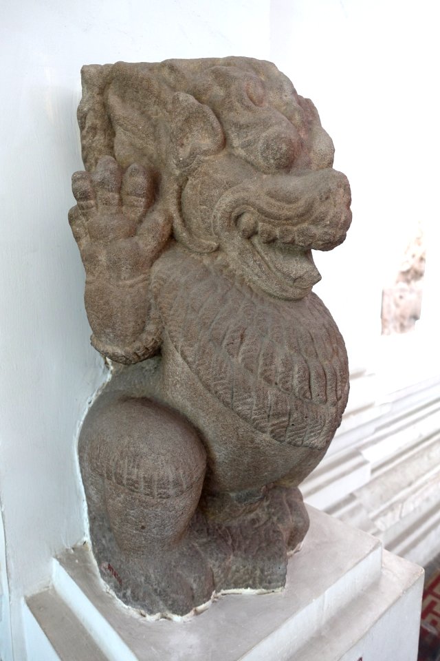 Lion, view 2, Tra Kieu, 7th-8th century, Quang Nam - Museum of Cham Sculpture - Danang, Vietnam - DSC01535