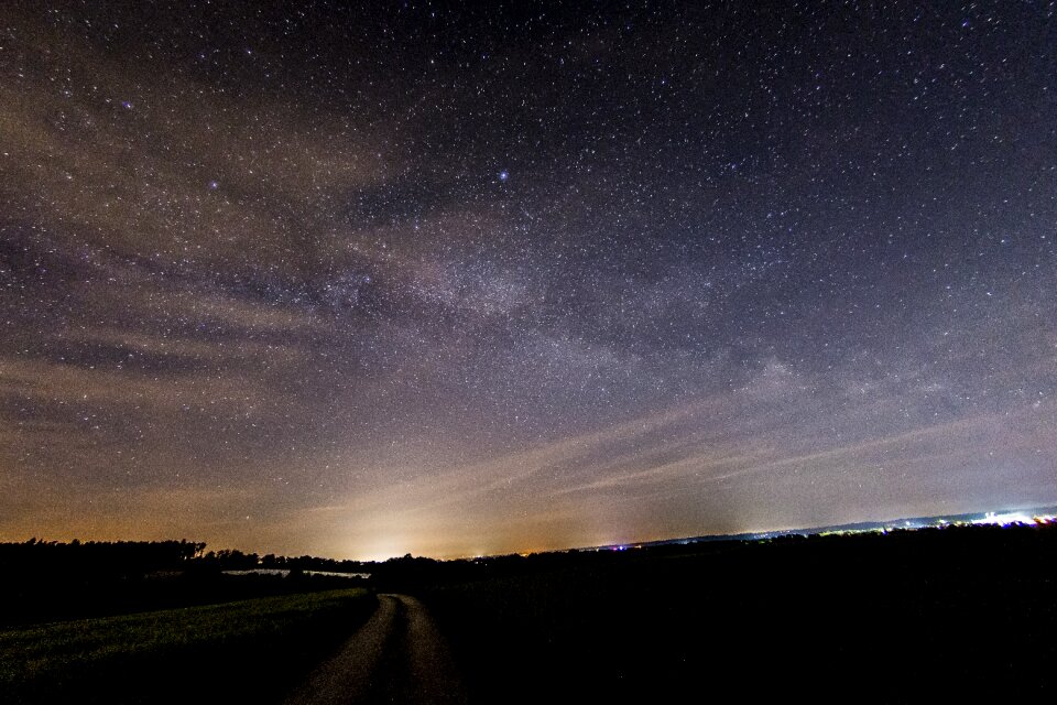 Starry sky sky night