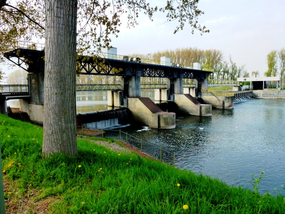 Linne (Maasgouw) stuw in de Maas
