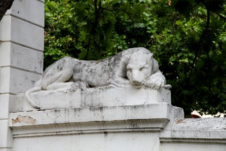 Lioness Gateway (right detail)
