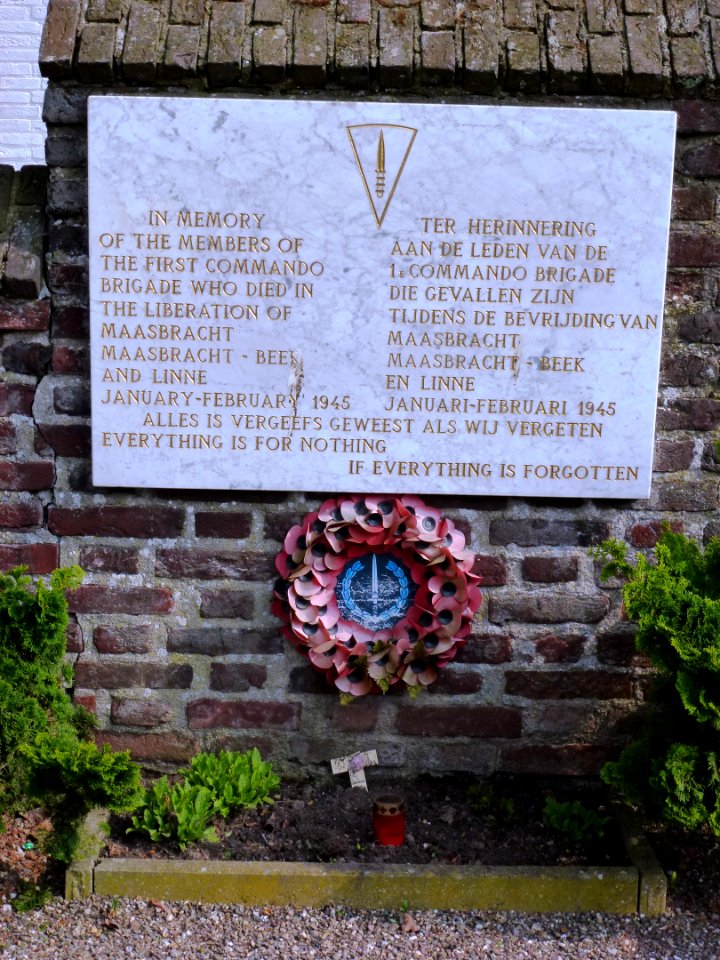 Linne (Maasgouw) plaquette oorlogsslachtoffers