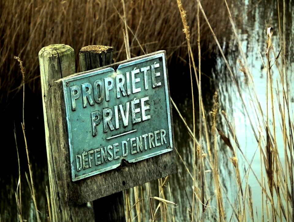 Forbidden private pond