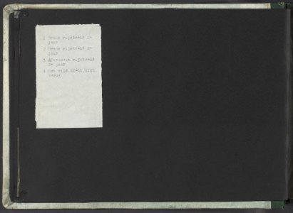 Linkerblad met etiket, Bestanddeelnr 812 6