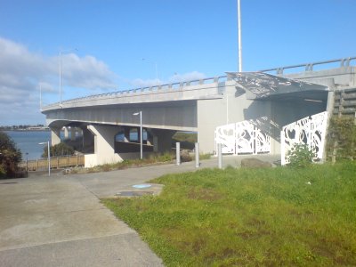 Link To Cycleway Overbridge Onehunga I photo