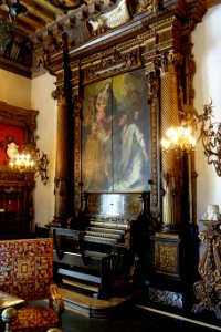 Living Room organ - Vizcaya Museum and Gardens - Miami, Florida - DSC08340