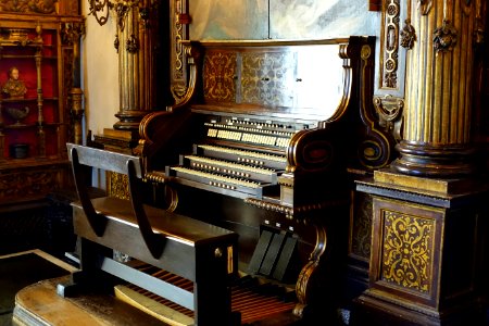 Living Room organ - Vizcaya Museum and Gardens - Miami, Florida - DSC08348