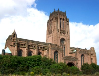 Liverpool Anglican Cathedral fron North East