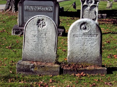 Livingston (Sarah and Joseph), Lebanon Church Cemetery, 2015-10-23, 01