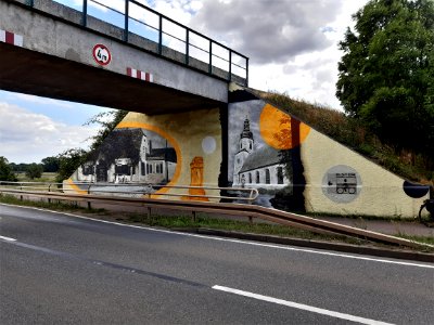 Lochau Wandbild L 170 Elsterradweg